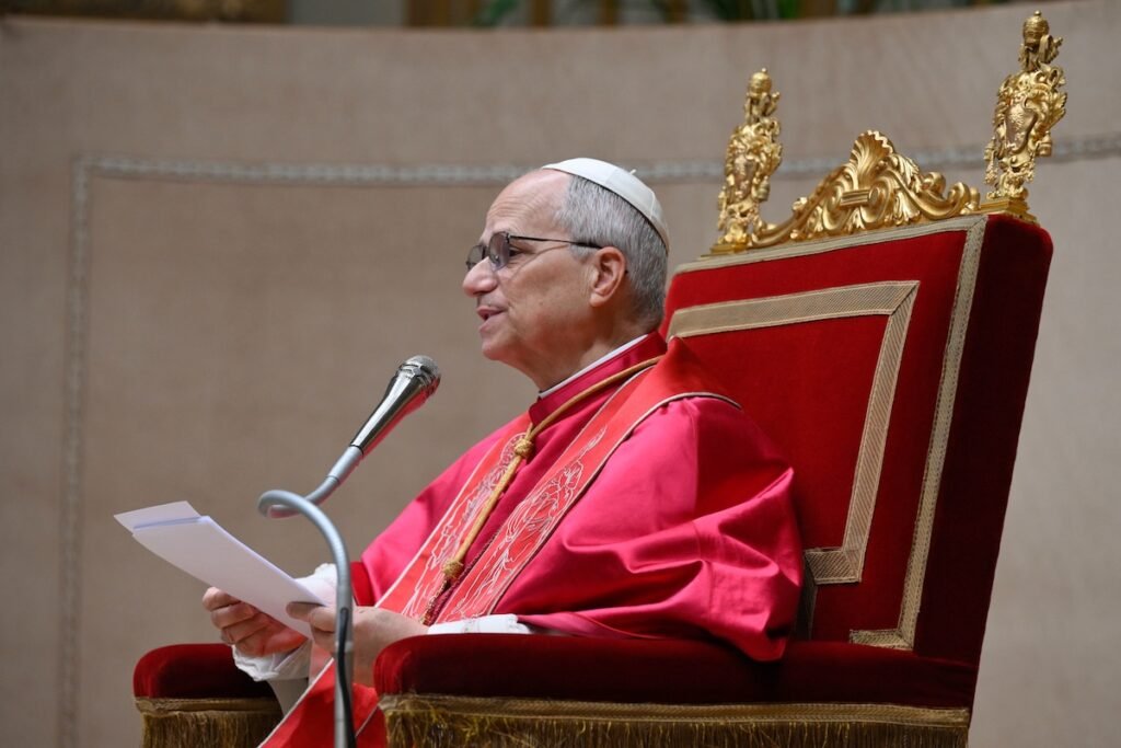 Pope Leo XIV speaking on peace and calling Trump’s Iran threats unacceptable 2026