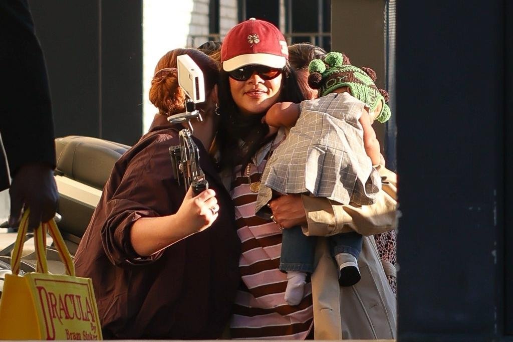 Rihanna’s Daughter Rocki Debuts in Vintage Dior in Paris